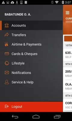 GTBank android App screenshot 1